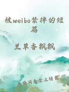 被weibo禁掉的短篇