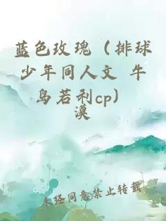 蓝色玫瑰（排球少年同人文 牛岛若利cp）